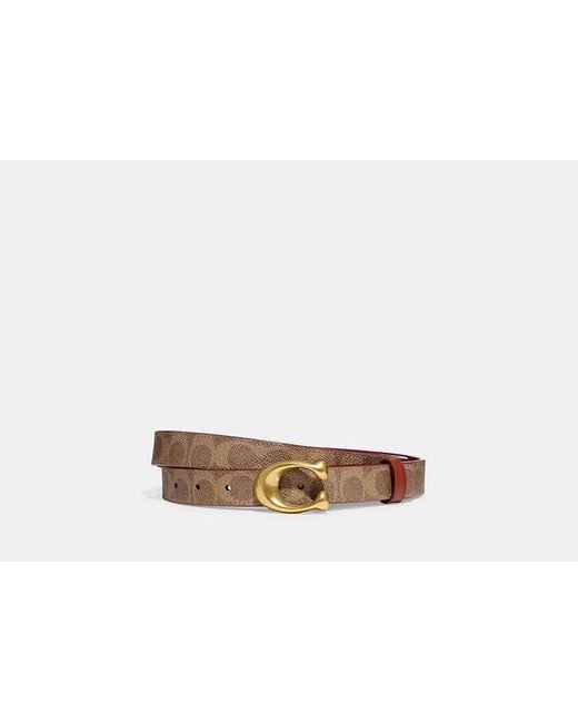 COACH Black C Cut-To-Size Belt, 25 Mm