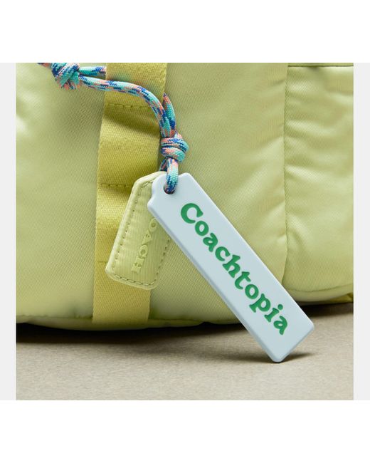 COACH Green Coachtopia Loop Mini Backpack
