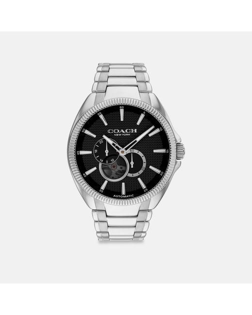 COACH Metallic Jackson Automatic Watch, 45 Mm for men