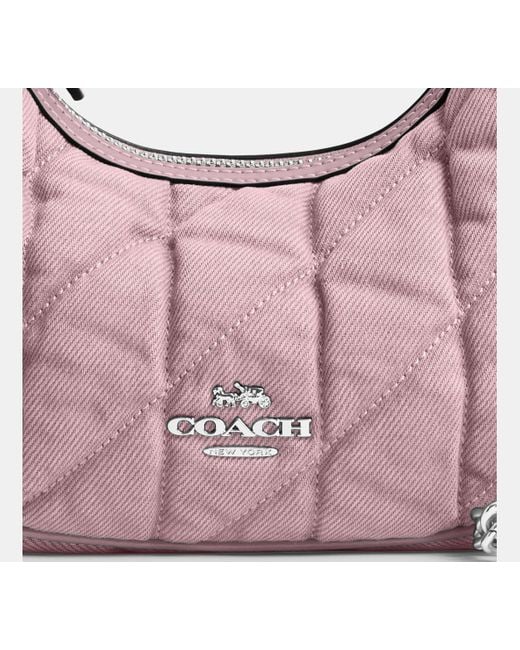 COACH Black Carmen Mini Umhängetasche