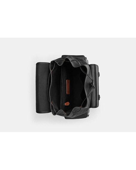 COACH Black Sprint Backpack for men