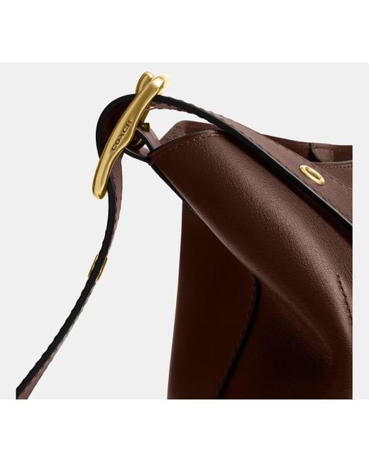 Borsa A Secchiello Bleecker di COACH in Black