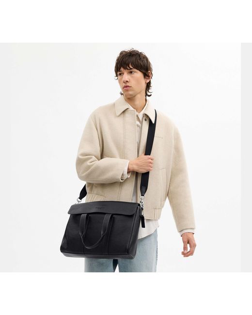 COACH Black Sullivan Portfolio Brief for men
