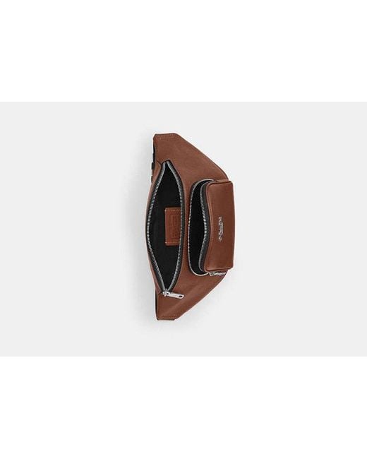 COACH Black Racer Small Belt Bag for men