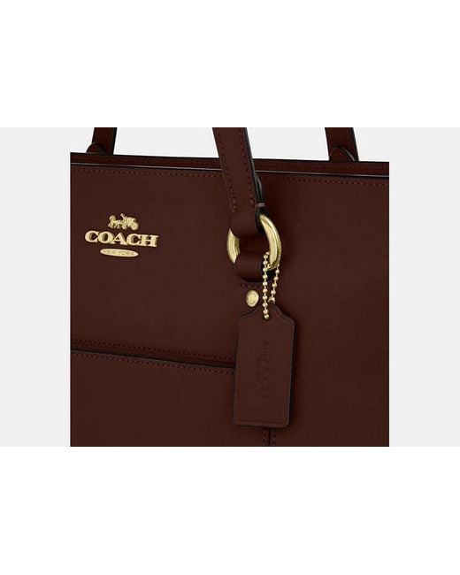 COACH Brown Station Tote Bag