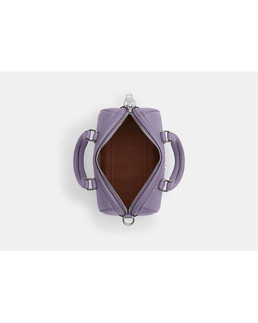 Mini sac bandoulière Rowan COACH en coloris Purple