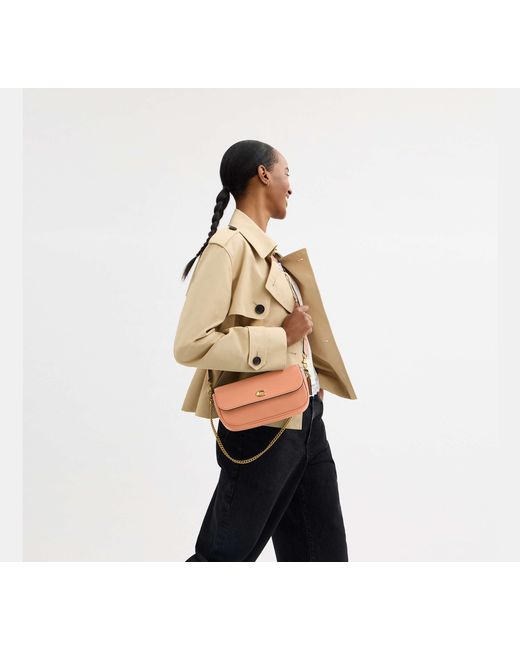 COACH Black Brook Flap Chain Bag