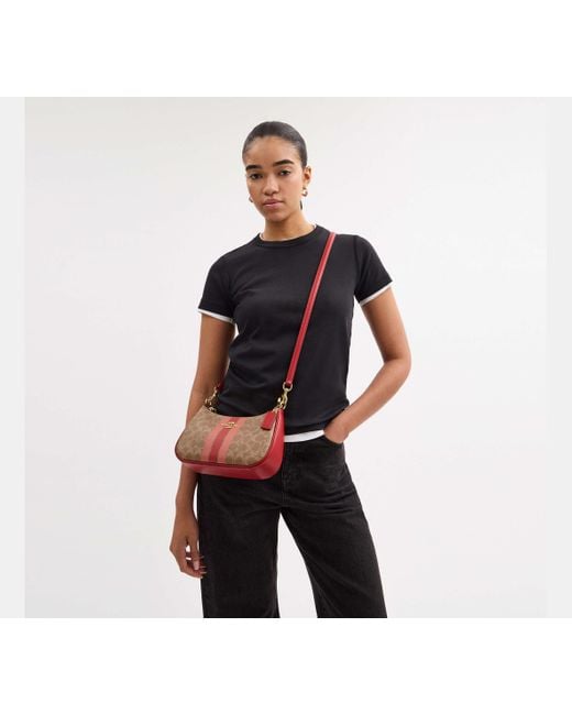 Borsa A Tracolla Teri di COACH in Black