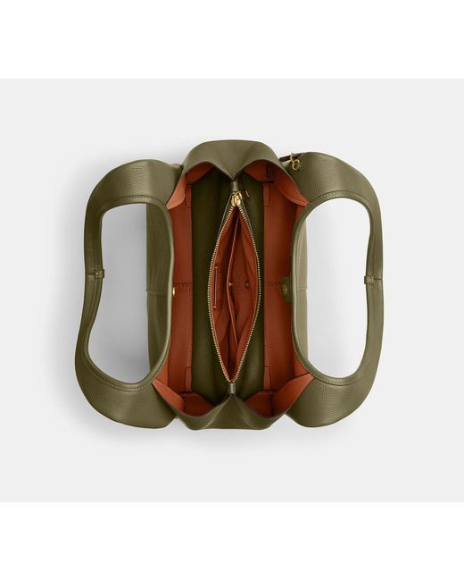 COACH Green Lana Shoulder Bag