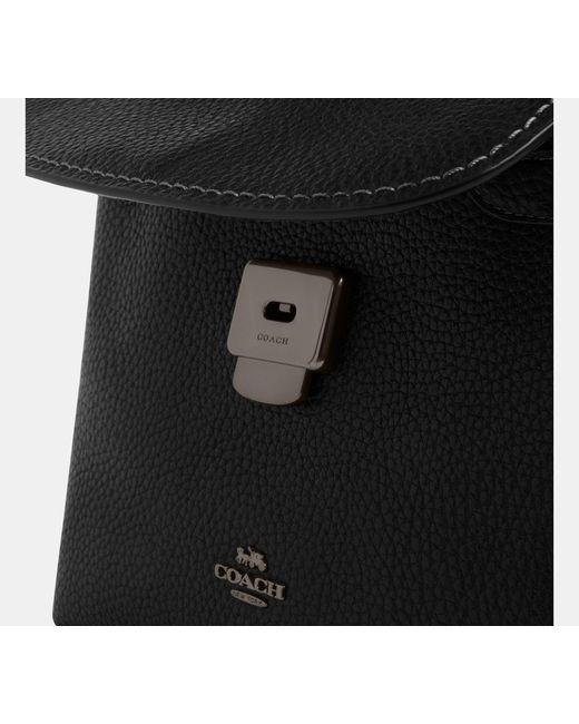 COACH Black Emory Top Handle Bag