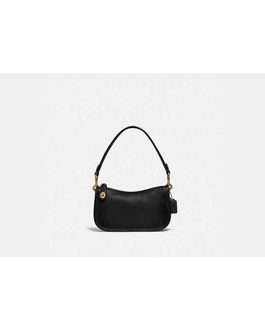 COACH Black Swinger Bag 20