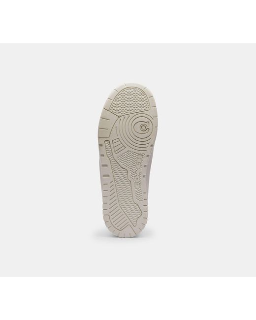 COACH White Double Strap Soho Sneaker