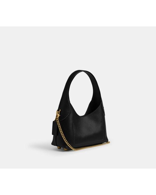 Bolso De Hombro Brooklyn 23 COACH de color Black