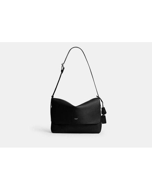 COACH Black Ludlow Messenger Bag for men