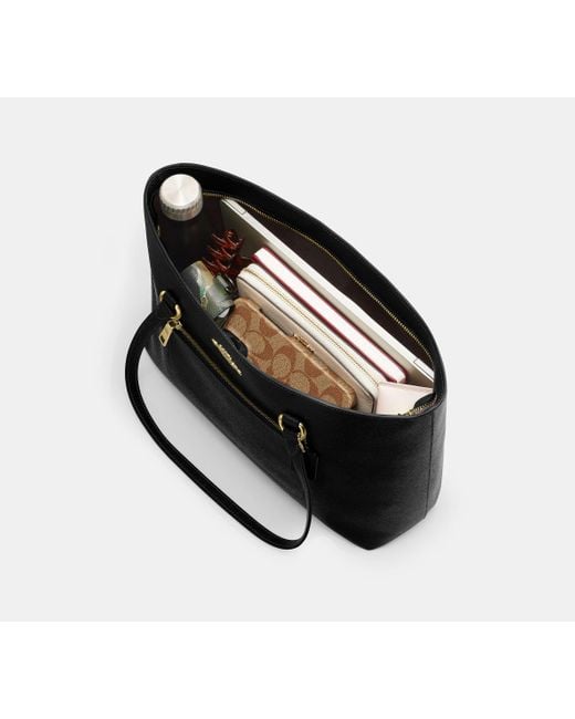 COACH Black Station Tote Bag