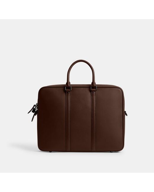 COACH Brown Metropolitan Workbag for men