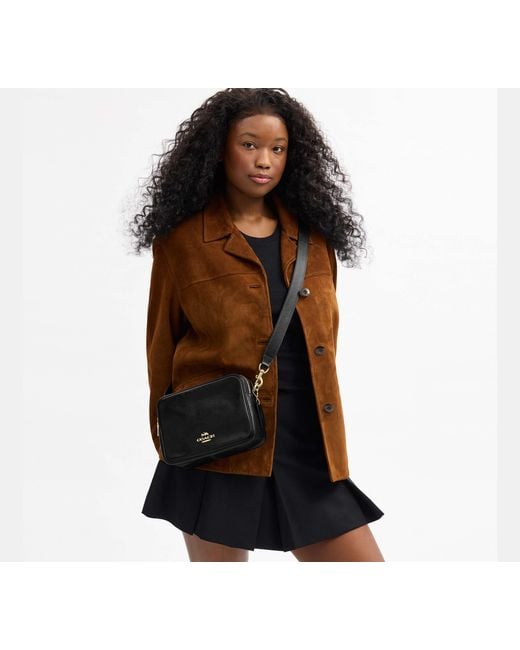 COACH Black Carey Crossbody Bag