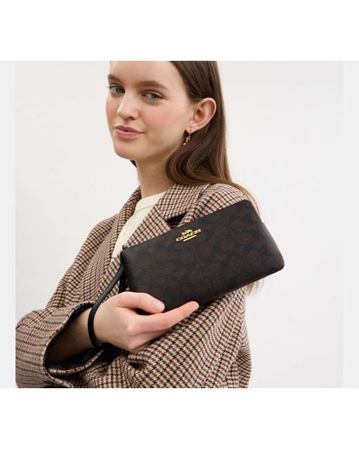 Bustina Da Polso Grande di COACH in Black