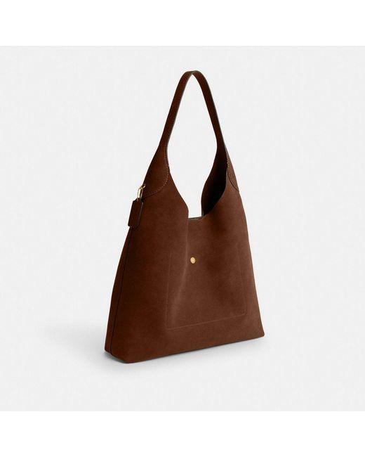 COACH Brooklyn Shoulder Bag 39 in Brown | Lyst