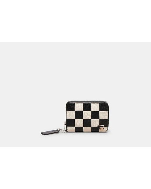 COACH Black Zip Around Wallet