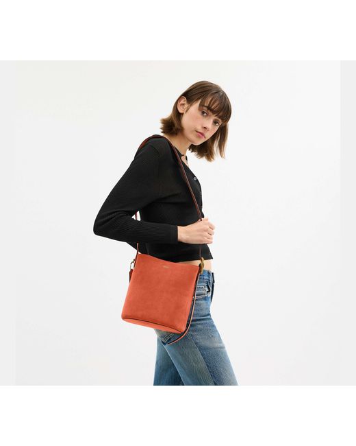 COACH Black Bleecker Bucket Bag 21