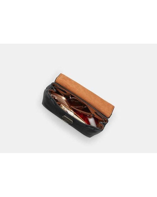 COACH Black Emory Top Handle Bag