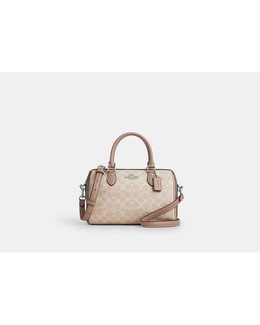 COACH Black Rowan Satchel Bag