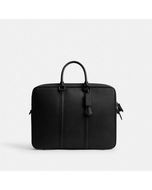 COACH Black Metropolitan Workbag for men
