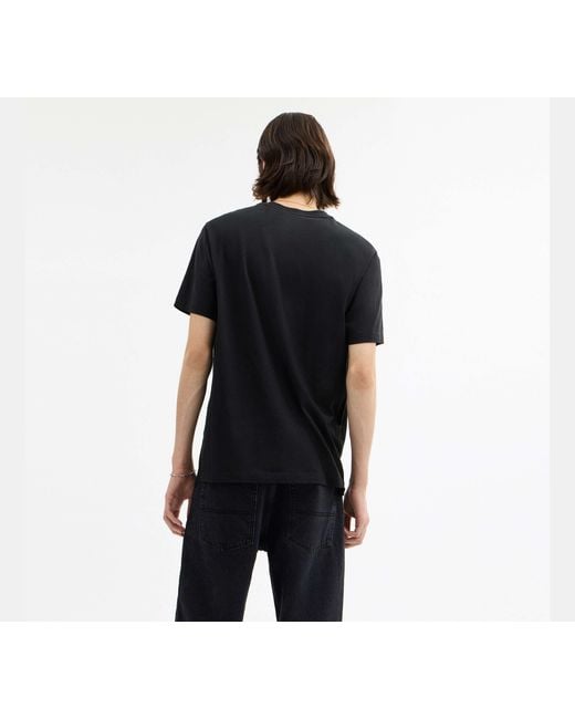 COACH Black Signature T-Shirt for men