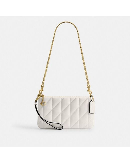 COACH Pouch Bag With Pillow Quilting in Pink | Lyst