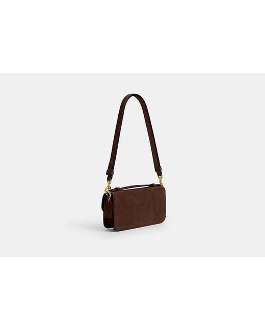 COACH Black Elora Top Handle Crossbody Bag
