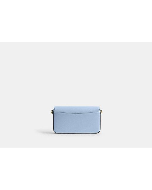 COACH Blue Mila Crossbody Bag With Signature Canvas