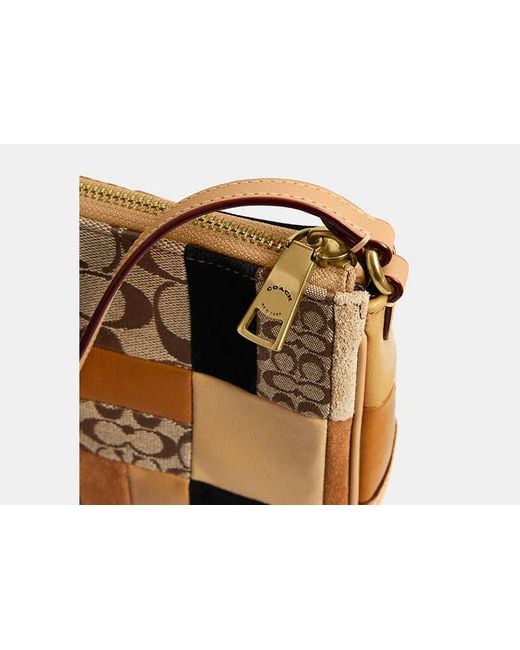 COACH Multicolor Plaza Bag 25 With Patchwork