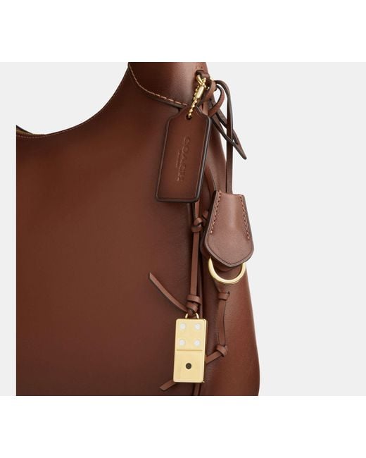 COACH Brown Ella Shoulder Bag