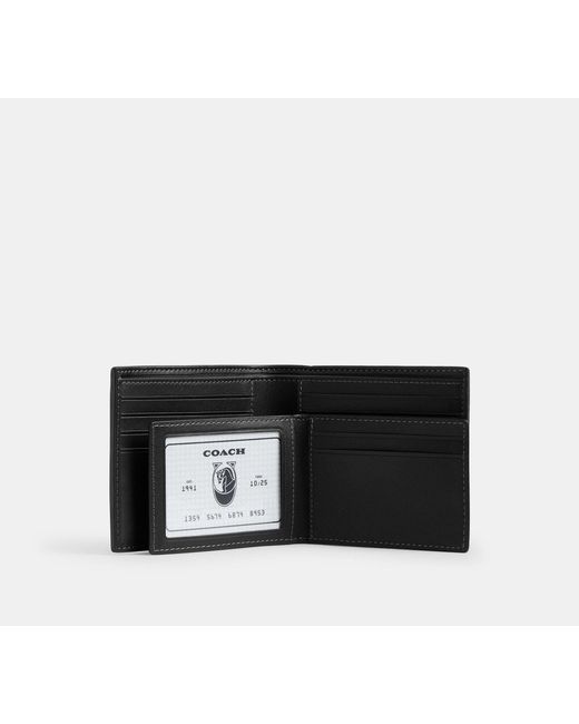 COACH Black 3-In-1 Wallet for men