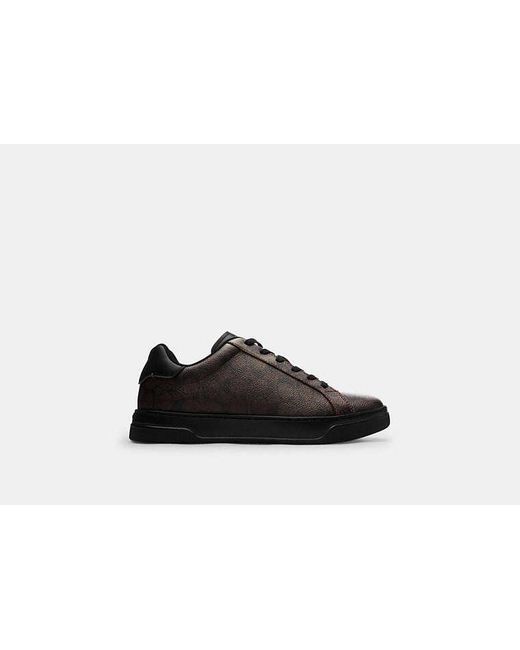 COACH Black High Line Sneaker for men
