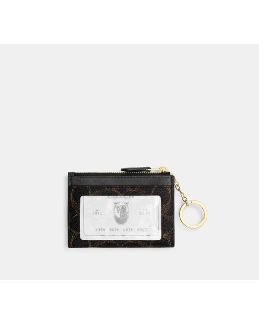 COACH Black Mini Id Case