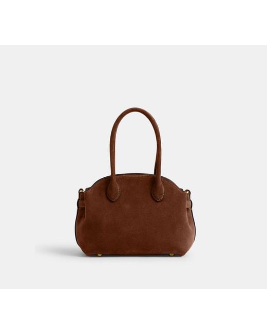 COACH Brown Soft Empire Carryall Bag 21