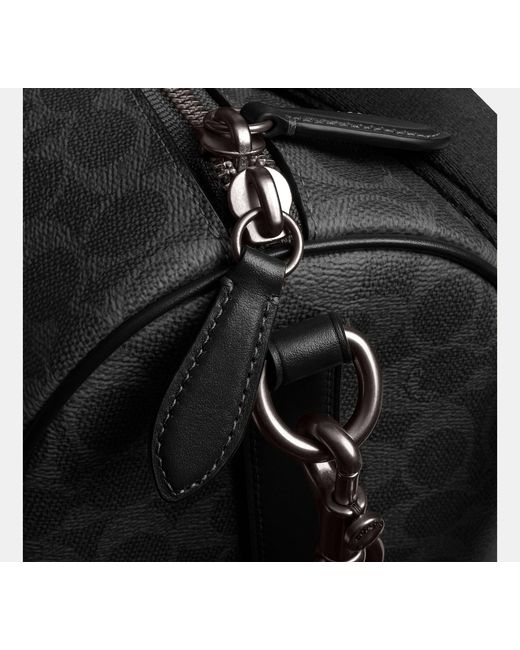 Borsa Compass 35 di COACH in Black