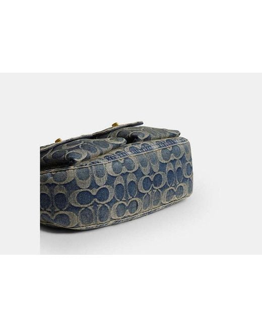 COACH Black Twin Turnlock Waverly Bag