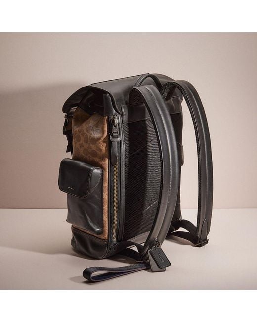 COACH Multicolor Upcrafted Rivington Backpack In Signature Canvas for men