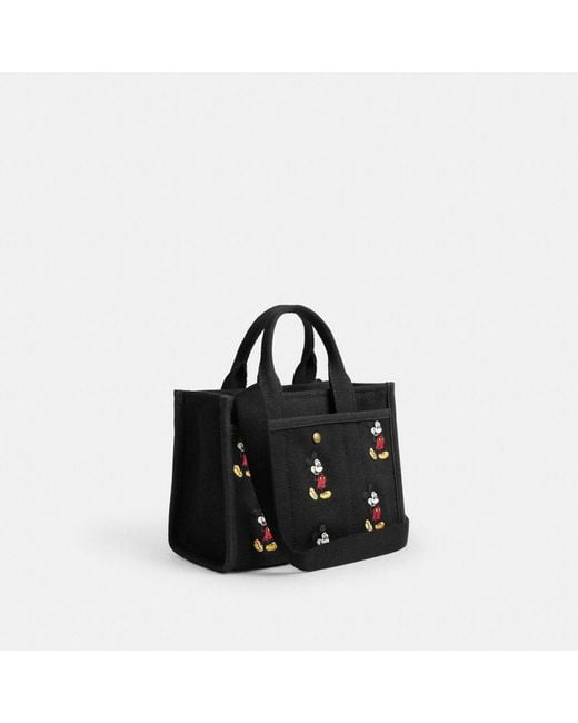 トートバッグ Coach Cargo Tote Bag 20 With Mickey Mouse COACH Disney X Cargo Tote Bag 20 With Mickey Mouse In