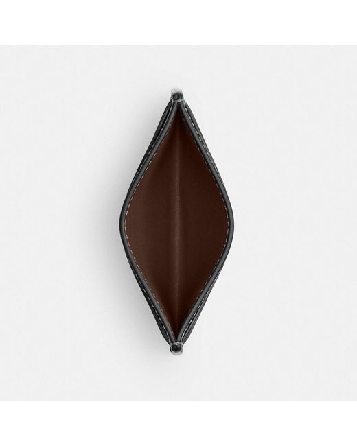 COACH Essential Card Case in Brown | Lyst
