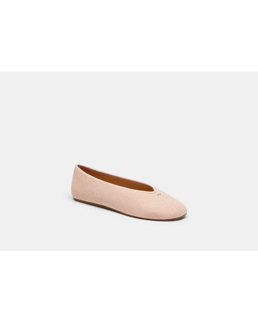 COACH Black Houston Ballet Flat