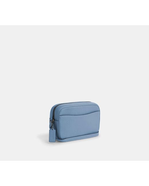 Bolsa para cámara Jamie COACH de color Blue