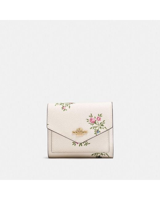 Coach wallet floral print hotsell