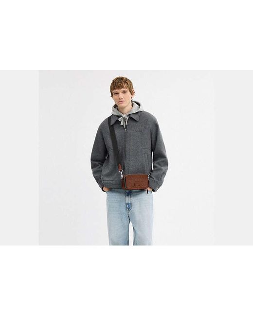 COACH Brown Wyatt Crossbody Bag for men