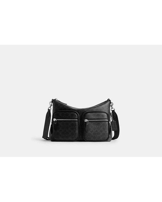 COACH Black Domino File Bag for men