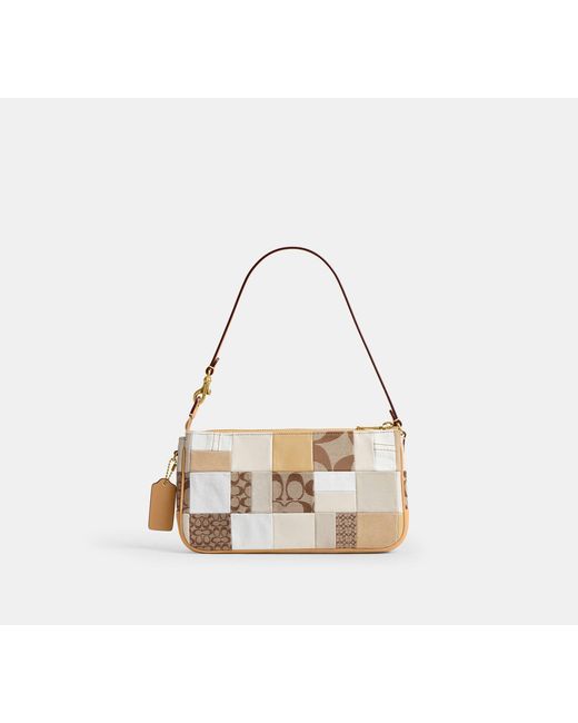 COACH Black Plaza Bag 25 With Patchwork