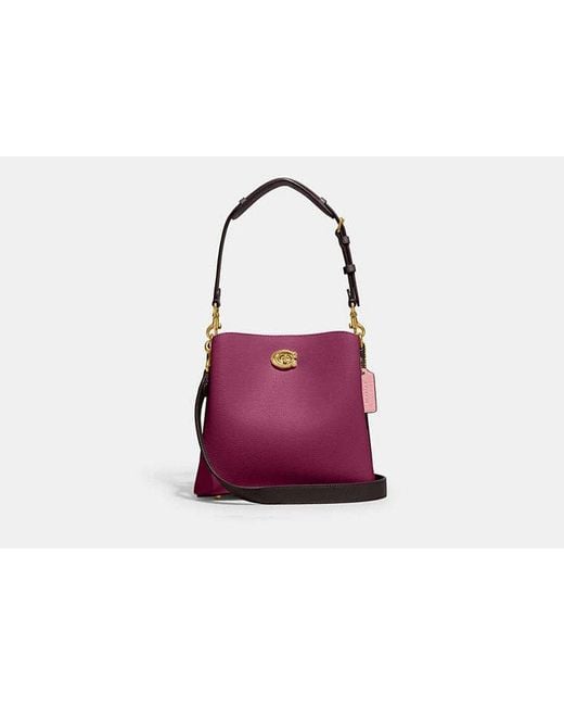COACH Purple Willow Beuteltasche